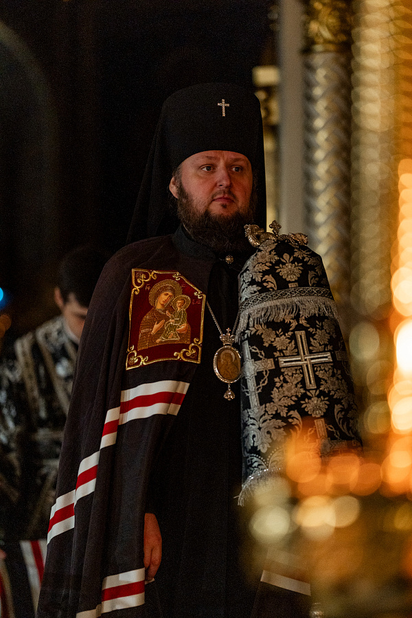 Великое повечерие во вторник первой седмицы Великого поста во Всехсвятском храме города Серпухова